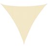 vidaXL Sonnensegel 160 g/m&sup2; Creme 4x4x4 m HDPE