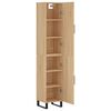 vidaXL Highboard Sonoma-Eiche 34,5x34x180 cm Holzwerkstoff