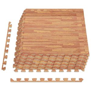 vidaXL Bodenmatten 6 Stk. Holzmaserung 2,16 m&sup2; EVA-Schaumstoff