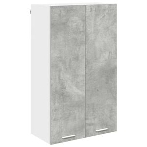 vidaXL H&auml;ngeschrank mit T&uuml;r Beton Grau 60 x 31 x 100 cm Holzwerkstoff