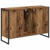 vidaXL Badezimmerschrank mit T&uuml;r Altholz 90 x 30 x 60 cm Holzwerkstoff