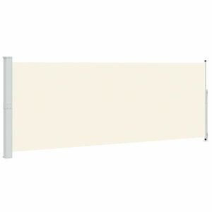 vidaXL Seitenmarkise Ausziehbar 180x500 cm Creme