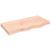 vidaXL Waschtischplatte 80x40x(2-6) cm Massivholz Unbehandelt