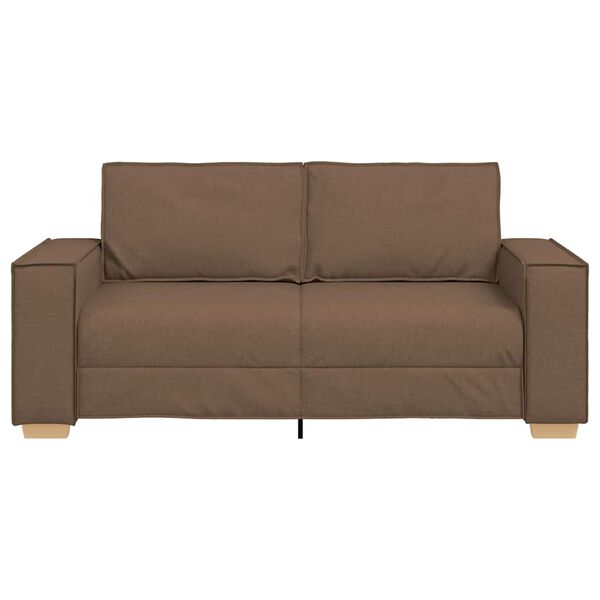 vidaXL 2-Sitzer Sofa Braun 180x78x84 cm Stoff