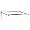 vidaXL Elektrisches Markisenrahmen Anthrazit 3 x 2,5 m Aluminium