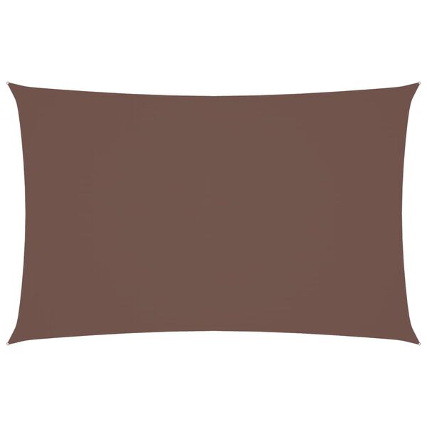 vidaXL Sonnensegel Oxford-Gewebe Rechteckig 5x8 m Braun