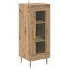 vidaXL Highboard 2 pcs Artisan-Eiche Holzwerkstoff