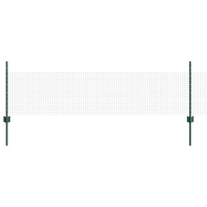 vidaXL Schwei&szlig;drahtzaun mit Pfosten 10 x 0,5 m (B x H)