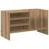 vidaXL Schallplattenschrank Artisan-Eiche 78,5 x 35 x 45 cm