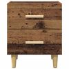 vidaXL Bettschrank Altholz 40 x 35 x 47,5 cm Holzwerkstoff
