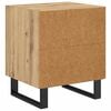 vidaXL Nachttisch 2 pcs Artisan-Eiche 40 x 35 x 47,5 cm Holzwerkstoff
