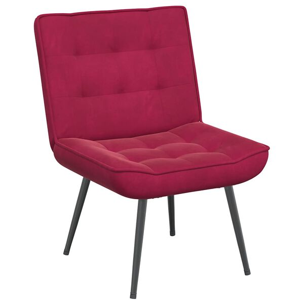 vidaXL Relaxsessel Weinrot 64x74x84 cm Samt
