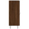 vidaXL Sideboard Braun Eichen-Optik 34,5x34x90 cm Holzwerkstoff