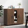 vidaXL Holzschrank mit Speicher Braun Eichen-Optik 88,5 x 30,5 x 73 cm