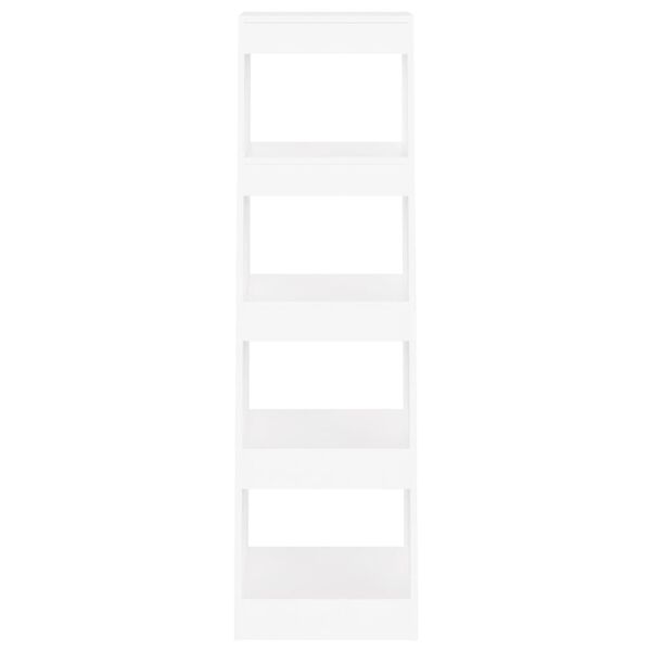 vidaXL Bücherregal/Raumteiler Weiß 40x30x135 cm