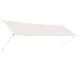 vidaXL Einziehbare Markise 400&times;150 cm Creme