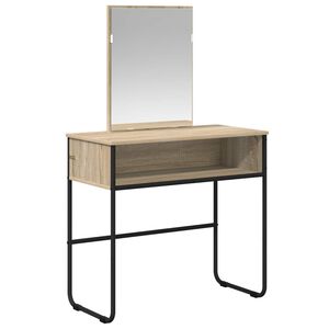 vidaXL Schminktisch Sonoma-Eiche 81 x 40 x 131 cm Holzwerkstoff