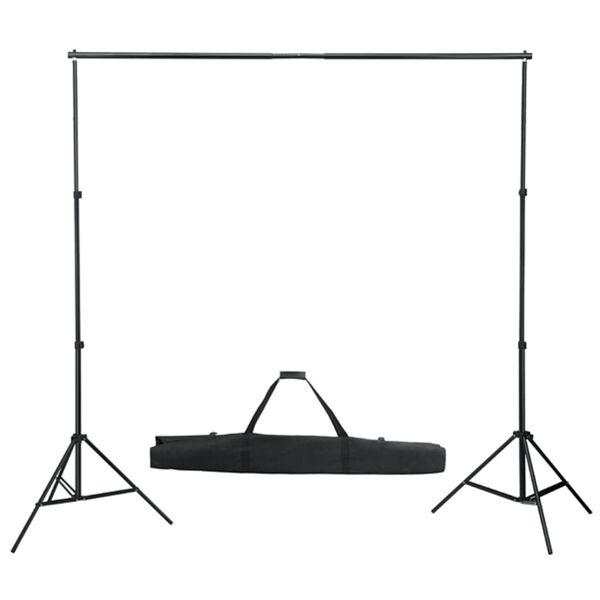 vidaXL Fotostudio-Set mit Leuchten, Hintergrund und Reflektor