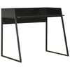 vidaXL Schreibtisch Schwarz 90x60x88 cm