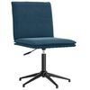 vidaXL Esszimmerstuhl Blau Samt