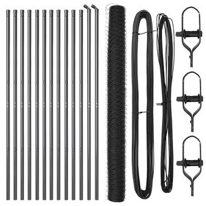 vidaXL Zaunpfosten Grau