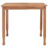 vidaXL 5-tlg. Garten-Essgruppe Massivholz Teak