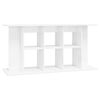 vidaXL Aquariumst&auml;nder Hochglanz-Wei&szlig; 120x40x60 cm Holzwerkstoff