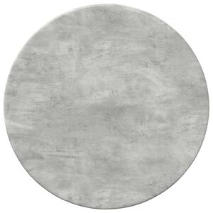 vidaXL Tischplatte &Oslash; 30 x 1,5 cm Rund Holzwerkstoff Betongrau