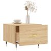 vidaXL Couchtisch Sonoma-Eiche 50x50x40 cm Holzwerkstoff