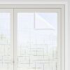 vidaXL Fensterfolien 2 Stk. Matt Sternen-Muster PVC