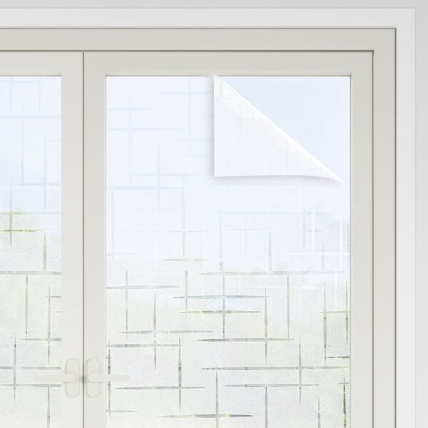 vidaXL Fensterfolien 2 Stk. Matt Sternen-Muster PVC