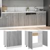 vidaXL Sp&uuml;lenunterschrank Lyon Grau Sonoma 80x46x81,5 cm Holzwerkstoff