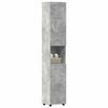vidaXL Badezimmerschrank-Set TULUM Beton Grau 37 x 31,5 x 203 cm