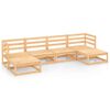 vidaXL 6-tlg. Garten-Lounge-Set Massivholz Kiefer