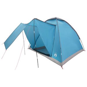 vidaXL Campingzelt 2 Personen Blau Polyester und Stahl