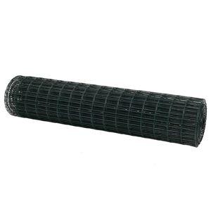 vidaXL Eurozaun Grün 1,4 x 10 m PVC-beschichtetes Eisen
