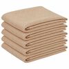 vidaXL Tischdecke 5 stk. Rund Beige &Oslash; 140 cm
