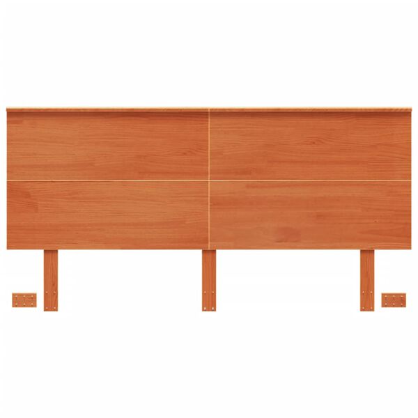 vidaXL Kopfteil Wachsbraun 160 cm Massivholz Kiefer