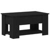 vidaXL Couchtisch Schwarz Eichen-Optik 79 x 49 x 41 cm Holzwerkstoff