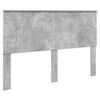 vidaXL Bettrahmen Beton Grau 150 x 200 cm Massives Kiefernholz