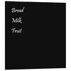 vidaXL Magnettafel Wandmontage Schwarz 40x40 cm Hartglas