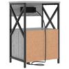 vidaXL Nachttisch Graues Sonoma 40 x 31 x 60 cm Holzwerkstoff