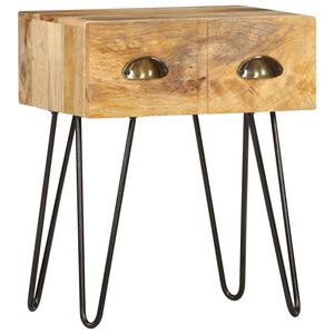 vidaXL Nachttisch 40x30x50 cm Mango Massivholz