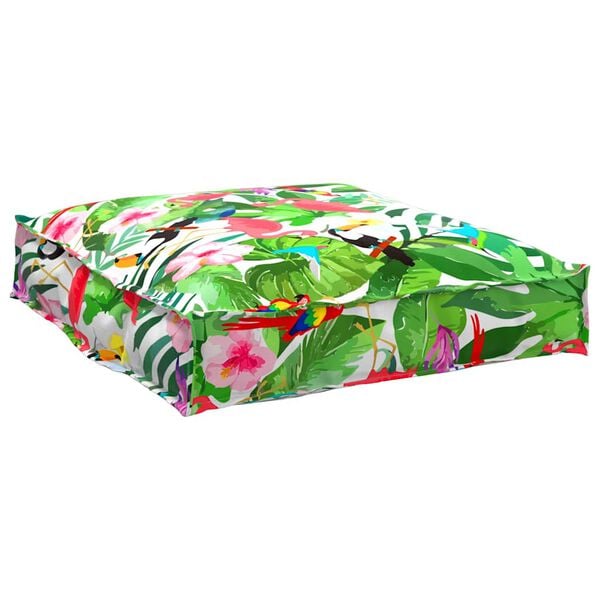 vidaXL Kissen Floral Mehrfarbig 70 x 70 x 12 cm Oxford-Stoff
