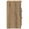 vidaXL Nachttisch Artisan-Eiche 40x36x65 cm Holzwerkstoff