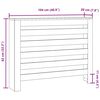 vidaXL Heizk&ouml;rperverkleidung Wei&szlig; 104x20x82 cm Holzwerkstoff