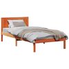 vidaXL Bettgestell Braun 75 x 190 cm Massivholz Kiefer