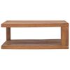 vidaXL Couchtisch 90x50x35 cm Teak Massivholz