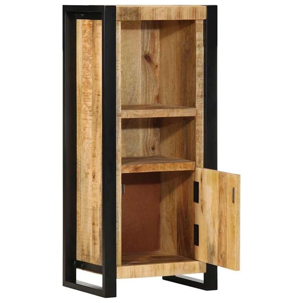 vidaXL Badschrank 40x30x90 cm Raues Massivholz Mango