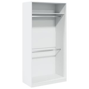 vidaXL Kleiderschrank Wei&szlig; 100x50x200 cm Holzwerkstoff